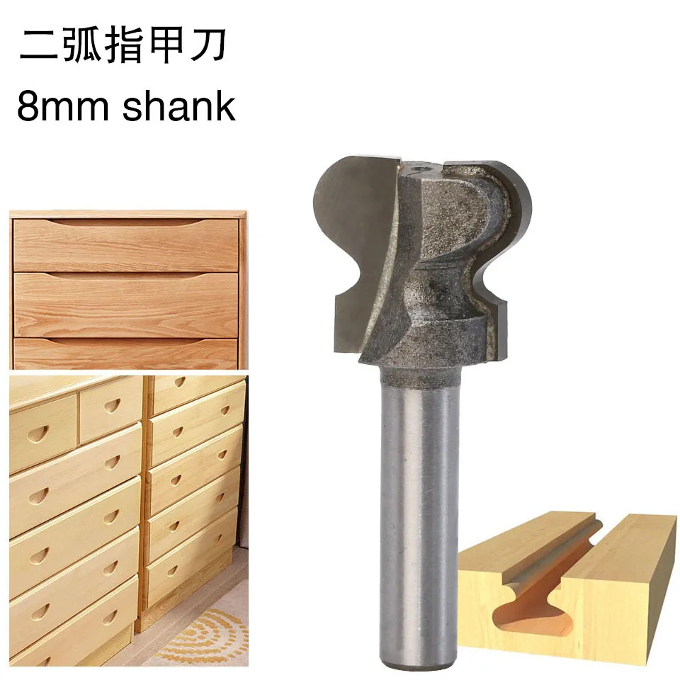 8mm shank Router Bits for Wood Industrial Grade Double Finger Bit Woodworking Tools Wood Milling Cutter End MilL
8mm shank Router Bits for Wood Industrial Grade Double Finger Bit Woodworking Tools Wood Milling Cutter End MilL