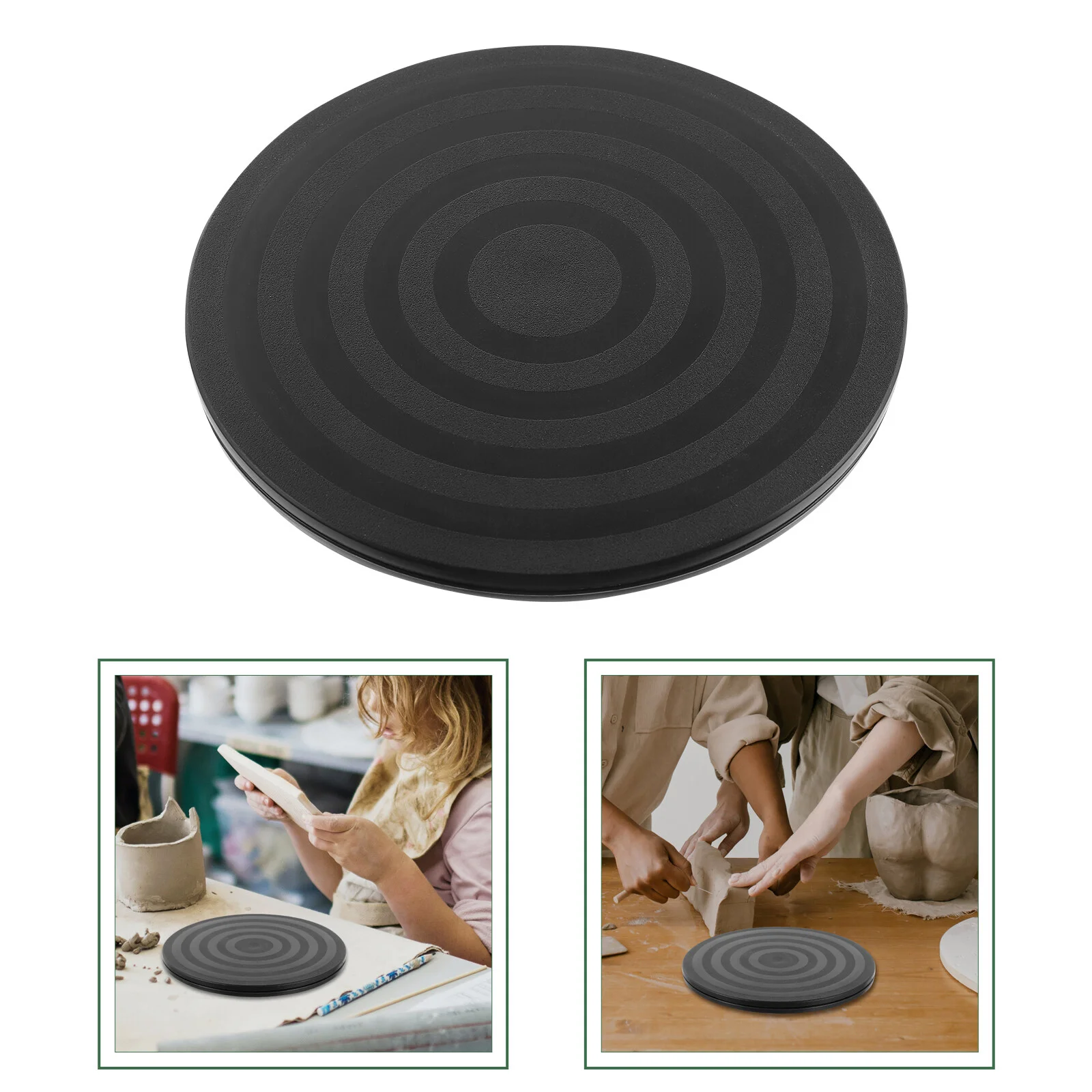 Pottery Turntable 360 Degree Rotating Swivel Cake Clay Bearing Round Plate Plastic Durable Base
Pottery Turntable 360 Degree Rotating Swivel Cake Clay Bearing Round Plate Plastic Durable Base