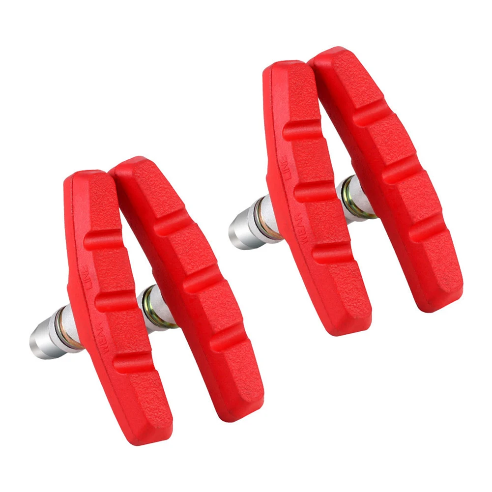 2 Pairs 70mm Bicycle V-brake Pads MTB Mountain Road Bike Brake Blocks Set Durable Rubber Brake Pad Bike Parts
2 Pairs 70mm Bicycle V-brake Pads MTB Mountain Road Bike Brake Blocks Set Durable Rubber Brake Pad Bike Parts