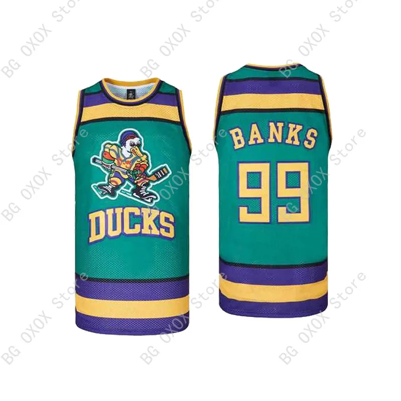BG basketball jersey ducks 99 Banks Jerseys Embroidery sewing ventilate Outdoor sportswear Hip-hop 2022 Green high quality new
BG basketball jersey ducks 99 Banks Jerseys Embroidery sewing ventilate Outdoor sportswear Hip-hop 2022 Green high quality new