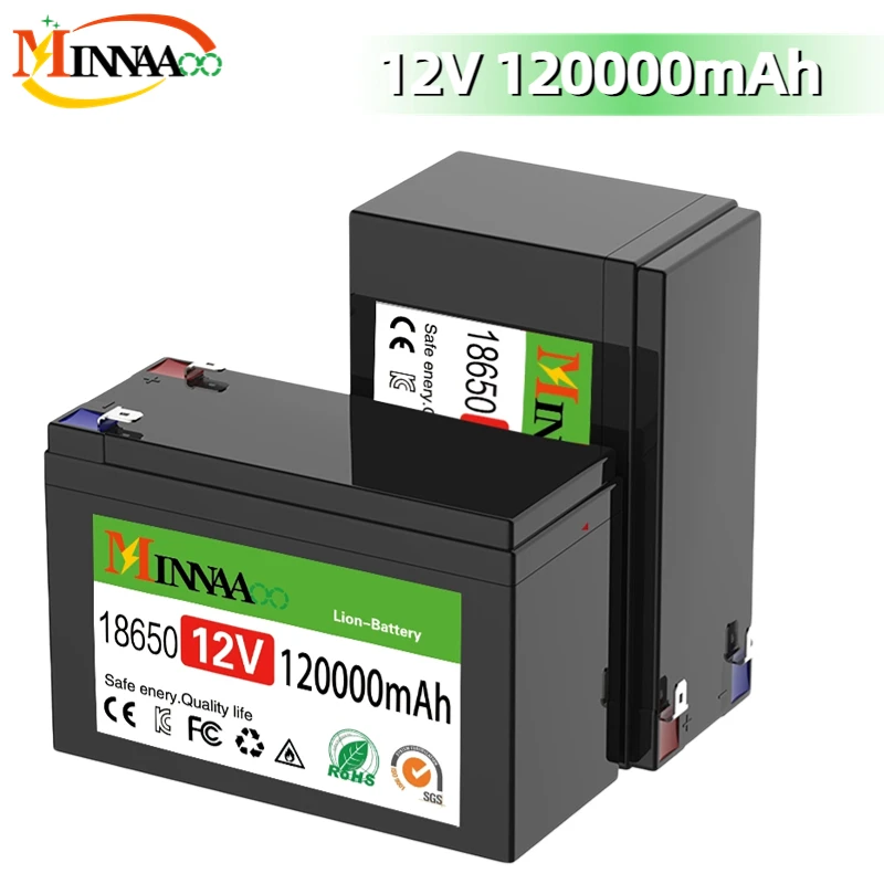 New 12V 45Ah 50Ah 100Ah 120Ah lithium Battery Pack Lithium Iron Phosphate Batteries Built-in BMS For Solar Boat+12.6V Charger 
New 12V 45Ah 50Ah 100Ah 120Ah lithium Battery Pack Lithium Iron Phosphate Batteries Built-in BMS For Solar Boat+12.6V Charger