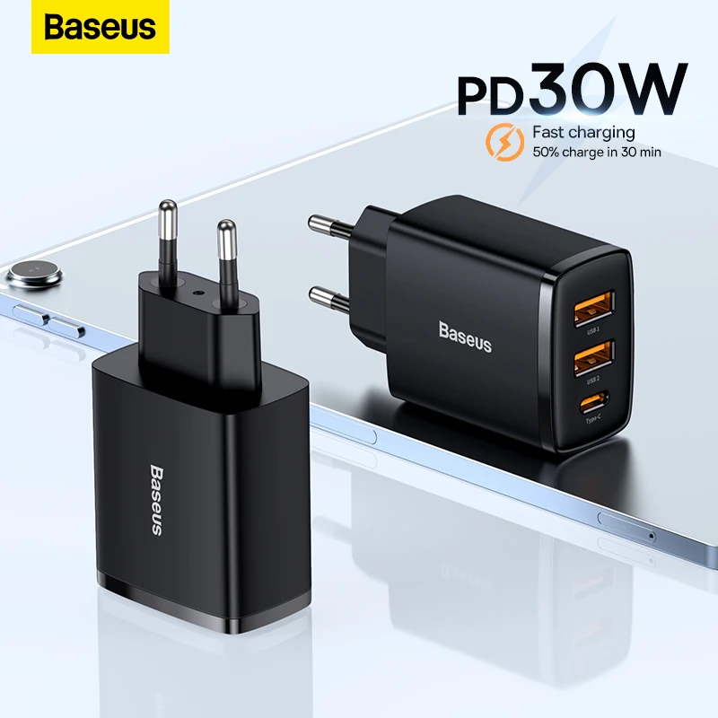 Baseus 30W USB Type C Charger Phone Charger PD Quick Charge For iPhone 14 13 12 Pro Max QC3.0 Fast Charging For Samsung Xiaomi
Baseus 30W USB Type C Charger Phone Charger PD Quick Charge For iPhone 14 13 12 Pro Max QC3.0 Fast Charging For Samsung Xiaomi