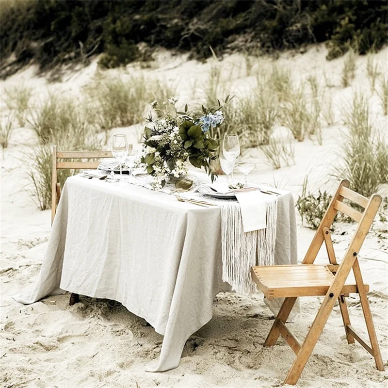 100% Linen Table Cloth Rectangular Square For Party Wedding Banquet Outdoor Home Decor Dustproof Natural Flax Tablecloth
100% Linen Table Cloth Rectangular Square For Party Wedding Banquet Outdoor Home Decor Dustproof Natural Flax Tablecloth