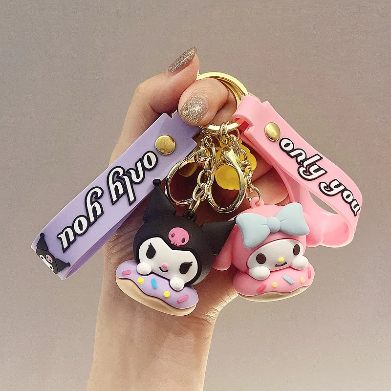 Sanrioed Kawaii Anime Cartoon series HelloKitty My melody Kuromi Cinnamoroll Creative cute girl keychain exquisite pendant gift
Sanrioed Kawaii Anime Cartoon series HelloKitty My melody Kuromi Cinnamoroll Creative cute girl keychain exquisite pendant gift