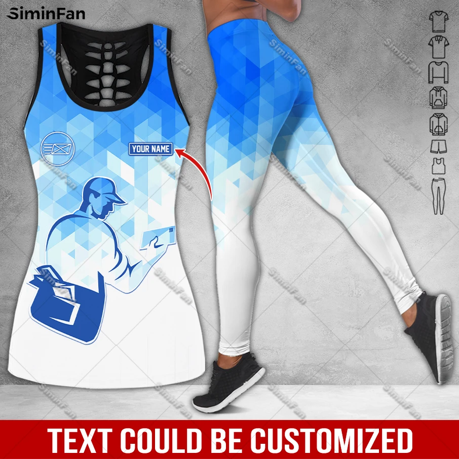 Индивидуальное Название Почтового работника, Женский Повседневный брючный костюм с 3D принтом, майка, леггинсы, женский летний ажурный жилет, Женский комплект для фитнеса и йоги
Индивидуальное Название Почтового работника, Женский Повседневный брючный костюм с 3D принтом, майка, леггинсы, женский летний ажурный жилет, Женский комплект для фитнеса и йоги