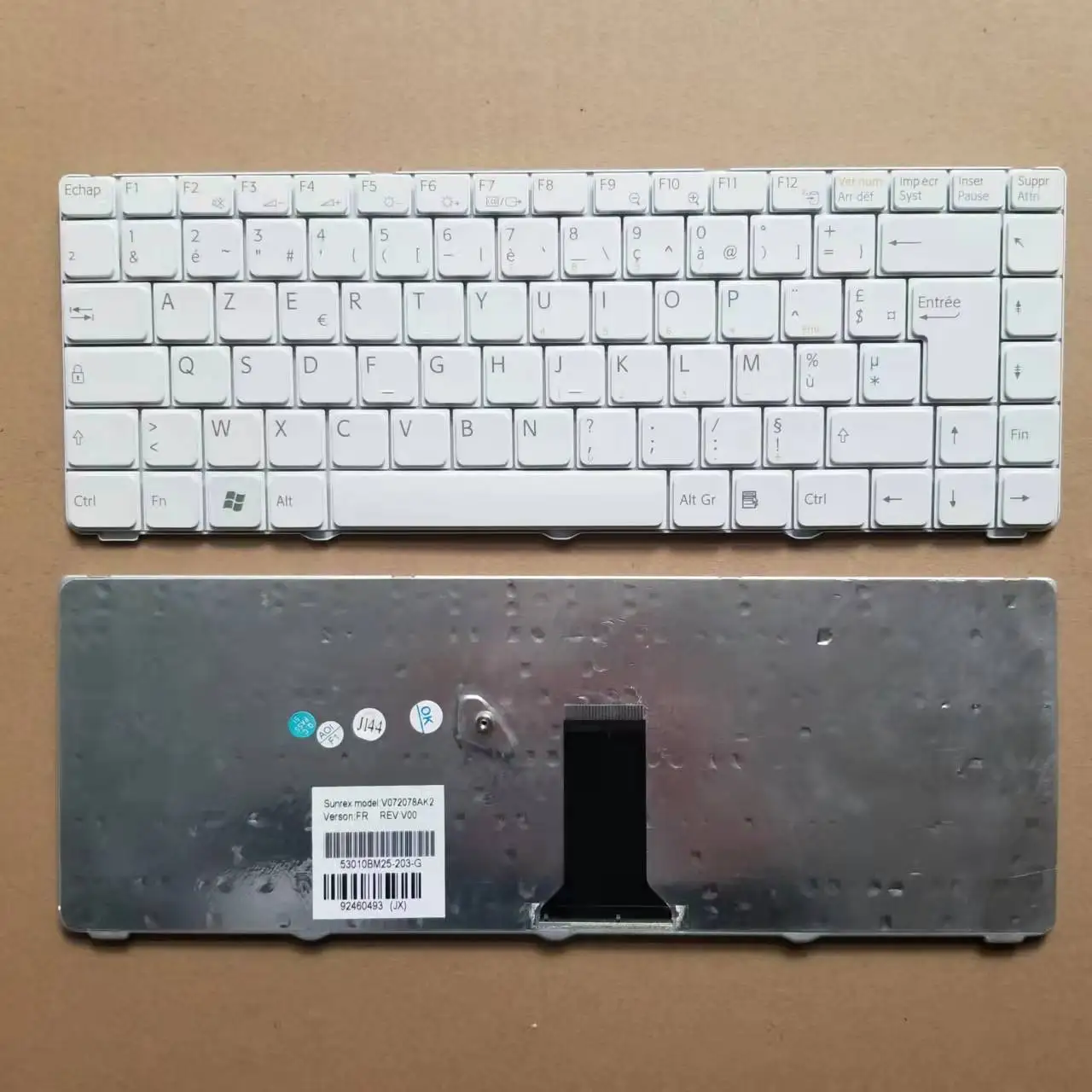 

New For Sony Vaio NS NR VGN-NS VGN-NR Series French FR Clavier Laptop Keyboard White V072078AK2