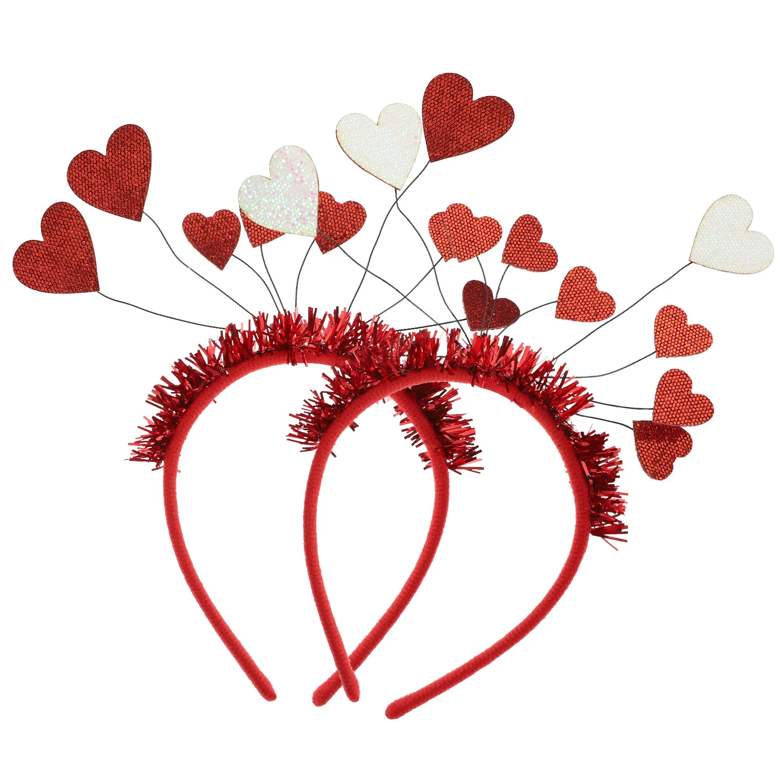 Heart Hairbands Valentine's Day Headband Wedding Decorations Ceremony Delicate Headdress 
Heart Hairbands Valentine's Day Headband Wedding Decorations Ceremony Delicate Headdress