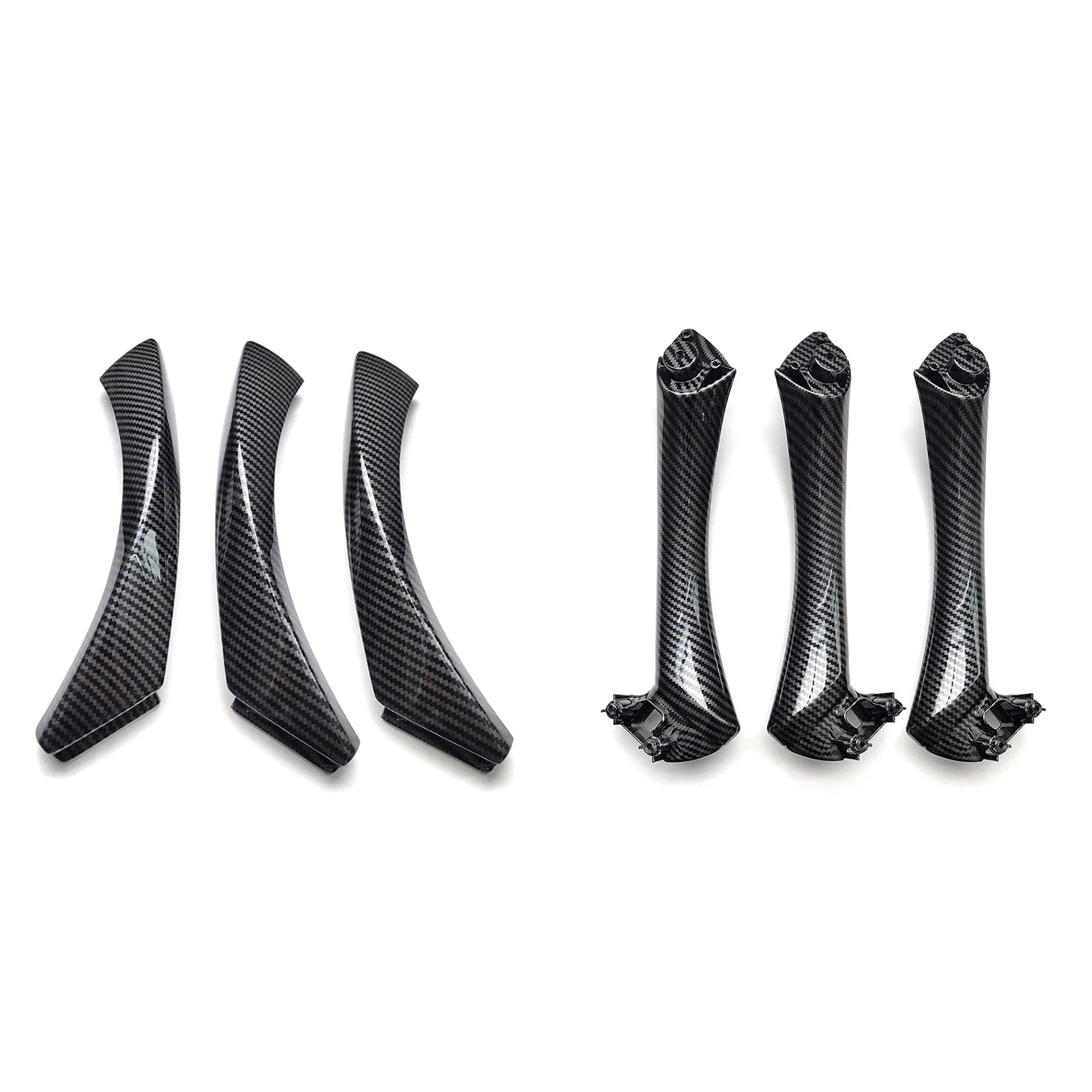 LHD Carbon Fiber Interior Door Armrest Pull Handle Door Handle Covers for -BMW 3 Series E90 E91 2005-2012
LHD Carbon Fiber Interior Door Armrest Pull Handle Door Handle Covers for -BMW 3 Series E90 E91 2005-2012