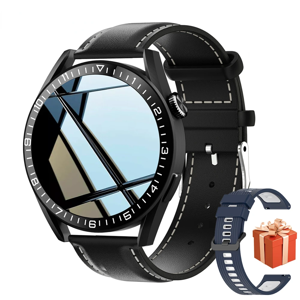 

NFC inteligentny zegarek mężczyźni połączenie Bluetooth bezprzewodowa ładowarka asystenta głosowego Smartwatch sportowy Genuine