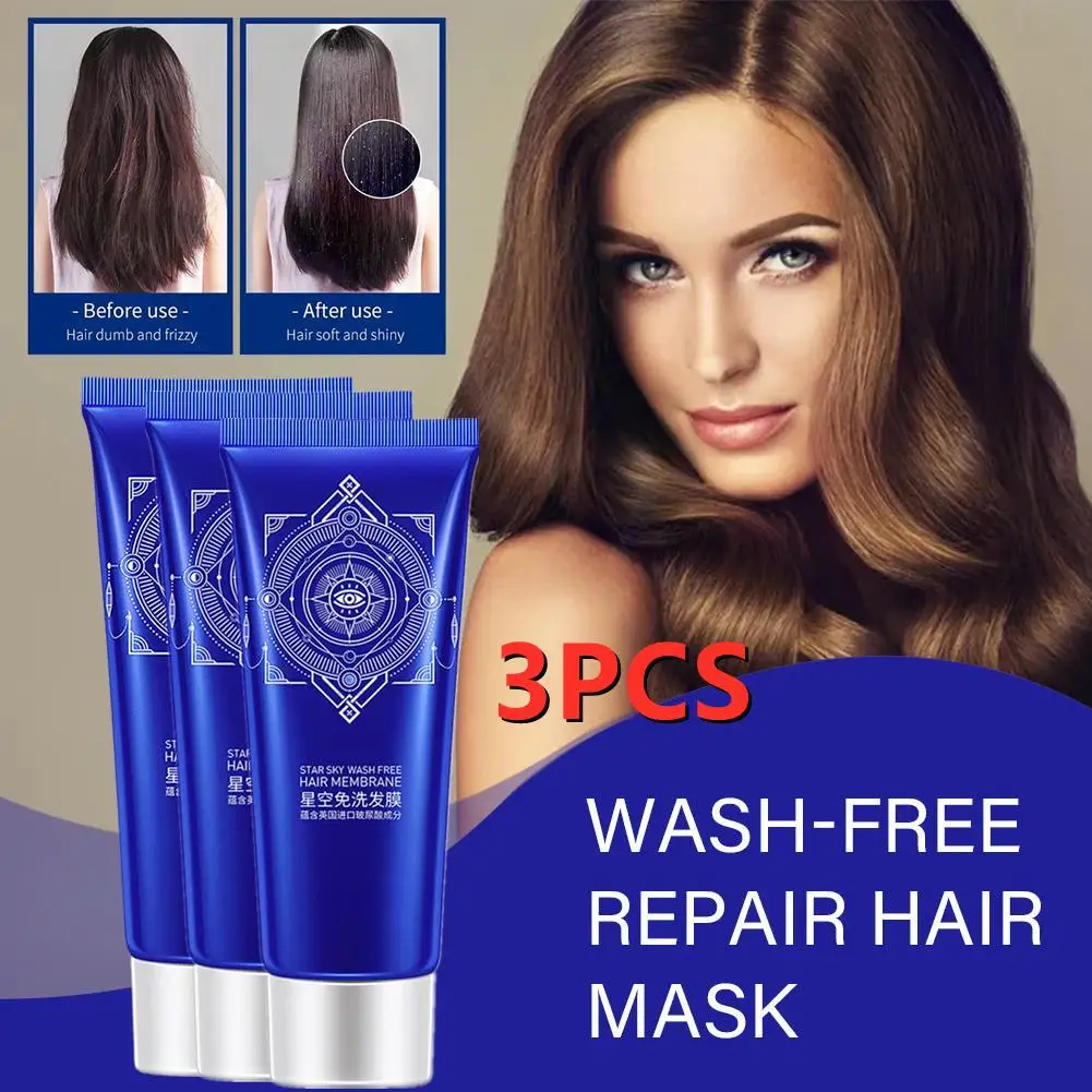 3X80g Keratin Hair Mask Magical 5 Seconds Repair Damage Frizzy Treatment Scalp Hair Root Shiny Balm Straighten Soft Care Product
3X80g Keratin Hair Mask Magical 5 Seconds Repair Damage Frizzy Treatment Scalp Hair Root Shiny Balm Straighten Soft Care Product