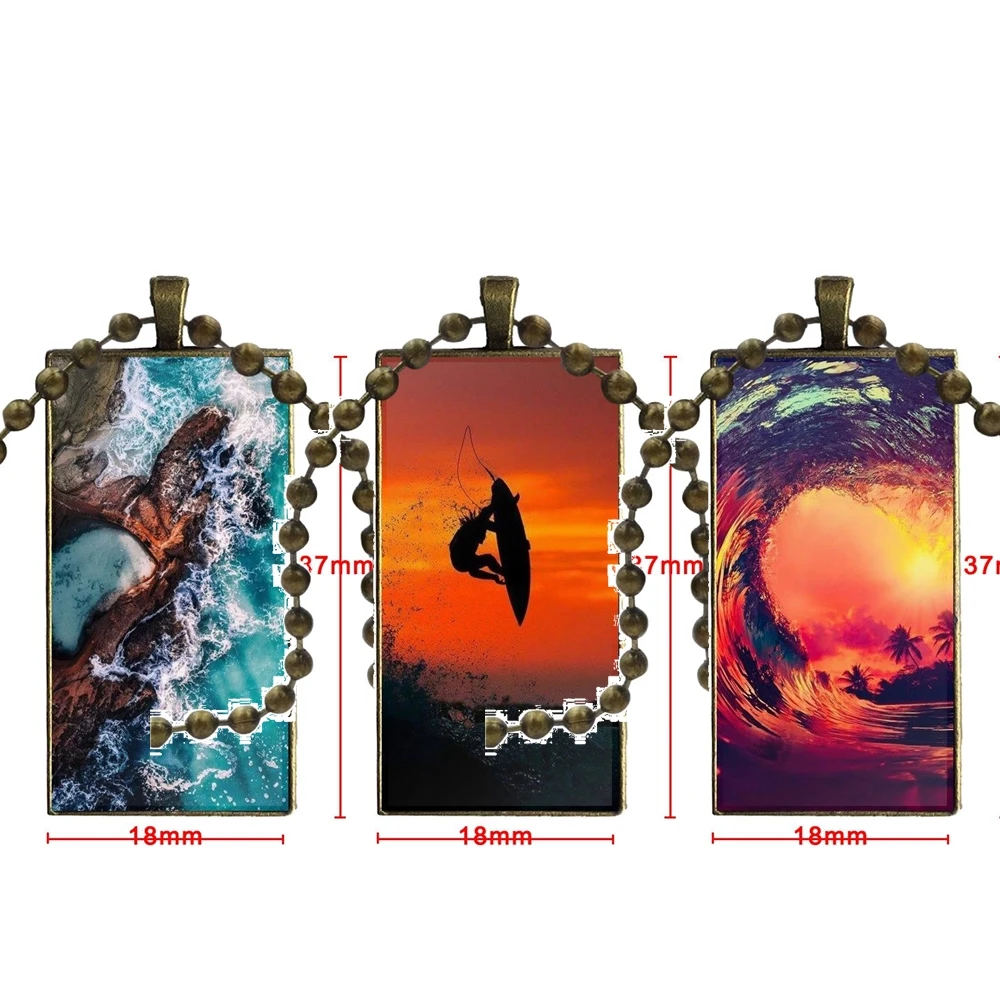 Surf Wave Sea Nature Sunshine Stylish Top Quality Glass Pendant Galaxy Pendant Black Hematite Necklace Women Steel Plated
Surf Wave Sea Nature Sunshine Stylish Top Quality Glass Pendant Galaxy Pendant Black Hematite Necklace Women Steel Plated