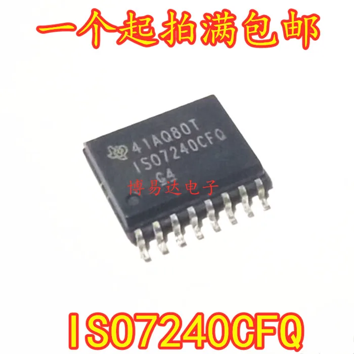 5 шт./лот 4 ISO7240CFQDWRQ1 ISO7240CFQ SOP16 
5 шт./лот 4 ISO7240CFQDWRQ1 ISO7240CFQ SOP16