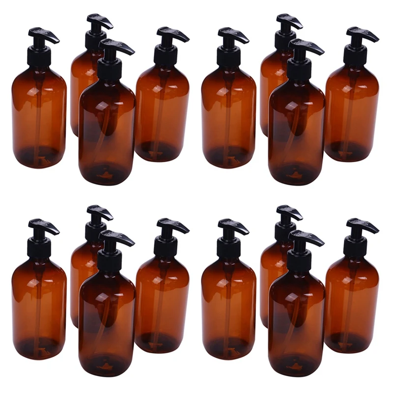 16Pcs New 500Ml Pump Bottle Makeup Bathroom Liquid Shampoo Bottle Travel Dispenser Bottle Container For Soap Shower Gel
16Pcs New 500Ml Pump Bottle Makeup Bathroom Liquid Shampoo Bottle Travel Dispenser Bottle Container For Soap Shower Gel