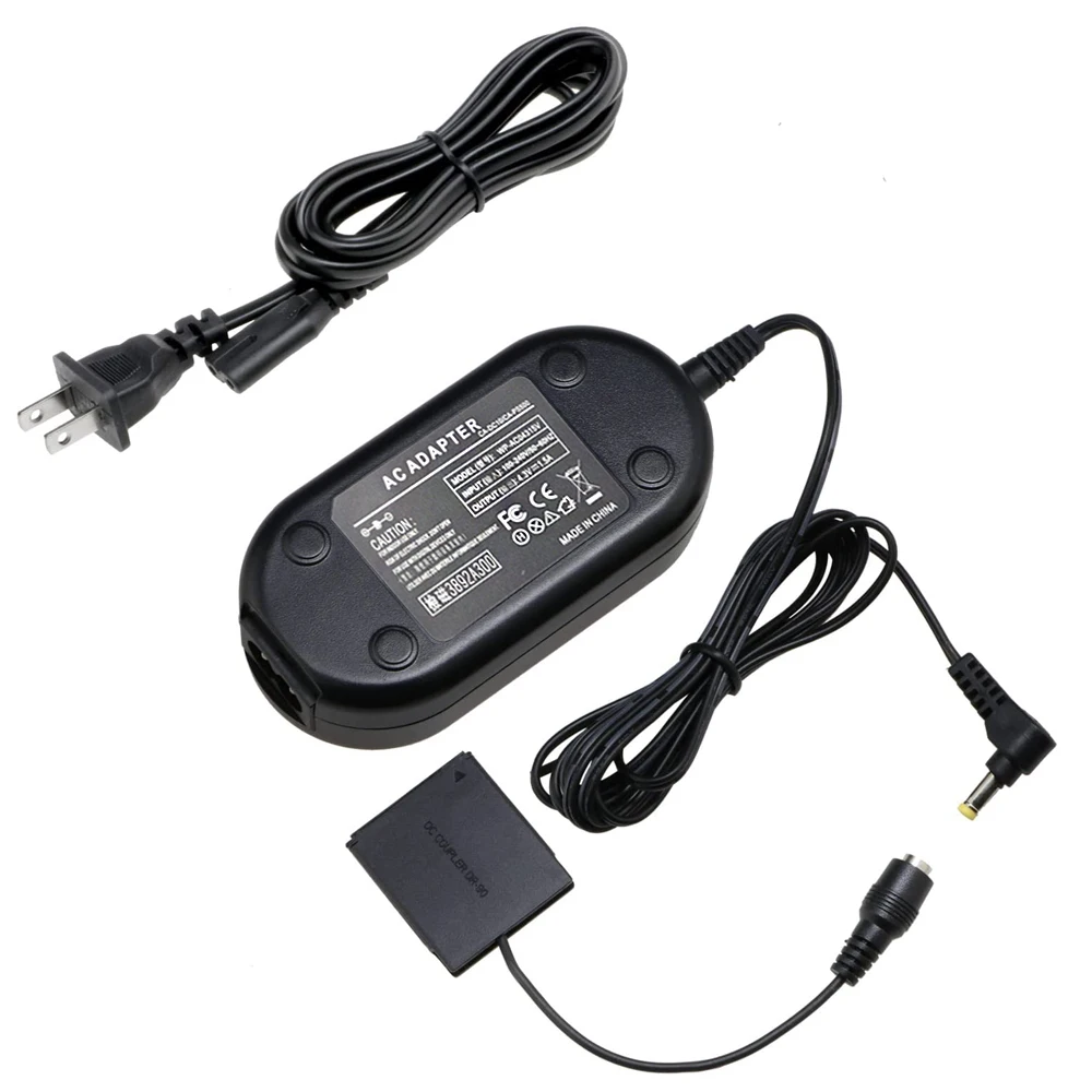 ACK-DC90 AC Power Adapter DR-90 DC Coupler NB-11L NB-11LH Dummy Battery Power Supply for Cameras Canon PowerShot ELPH 110 HS 115
ACK-DC90 AC Power Adapter DR-90 DC Coupler NB-11L NB-11LH Dummy Battery Power Supply for Cameras Canon PowerShot ELPH 110 HS 115