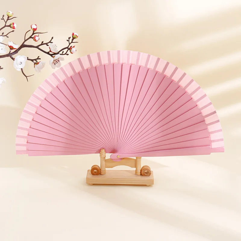 Plain Surface Pure Wood Folding Fan Chinese Vintage Style Female Modern Simple Fan Props Classical Solid Color Women's Summer
Plain Surface Pure Wood Folding Fan Chinese Vintage Style Female Modern Simple Fan Props Classical Solid Color Women's Summer