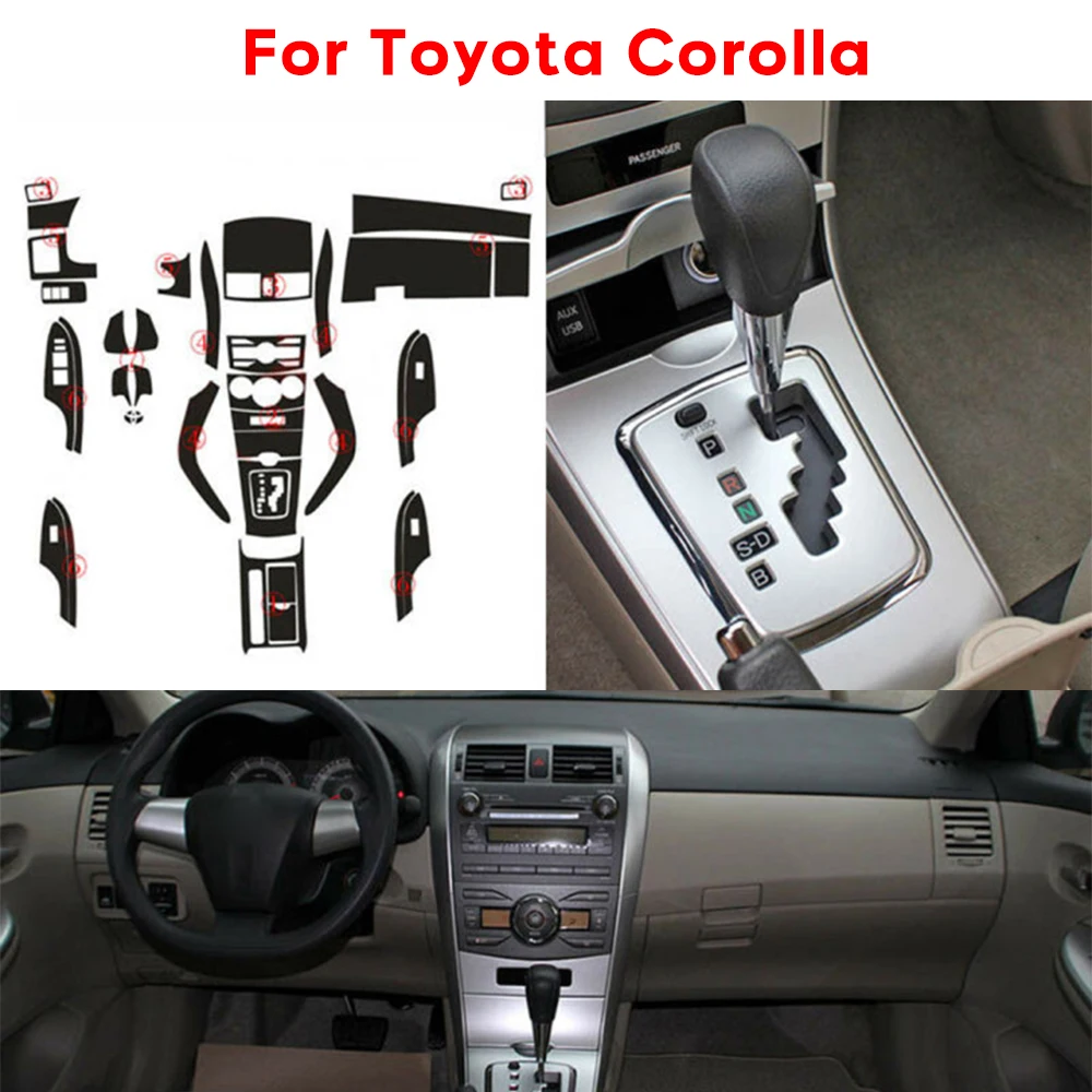 1 Set Car Interior Center Console Gear Shift Panel Cover Trim Carbon Fiber Molding Sticker Decals For Toyota Corolla
1 Set Car Interior Center Console Gear Shift Panel Cover Trim Carbon Fiber Molding Sticker Decals For Toyota Corolla