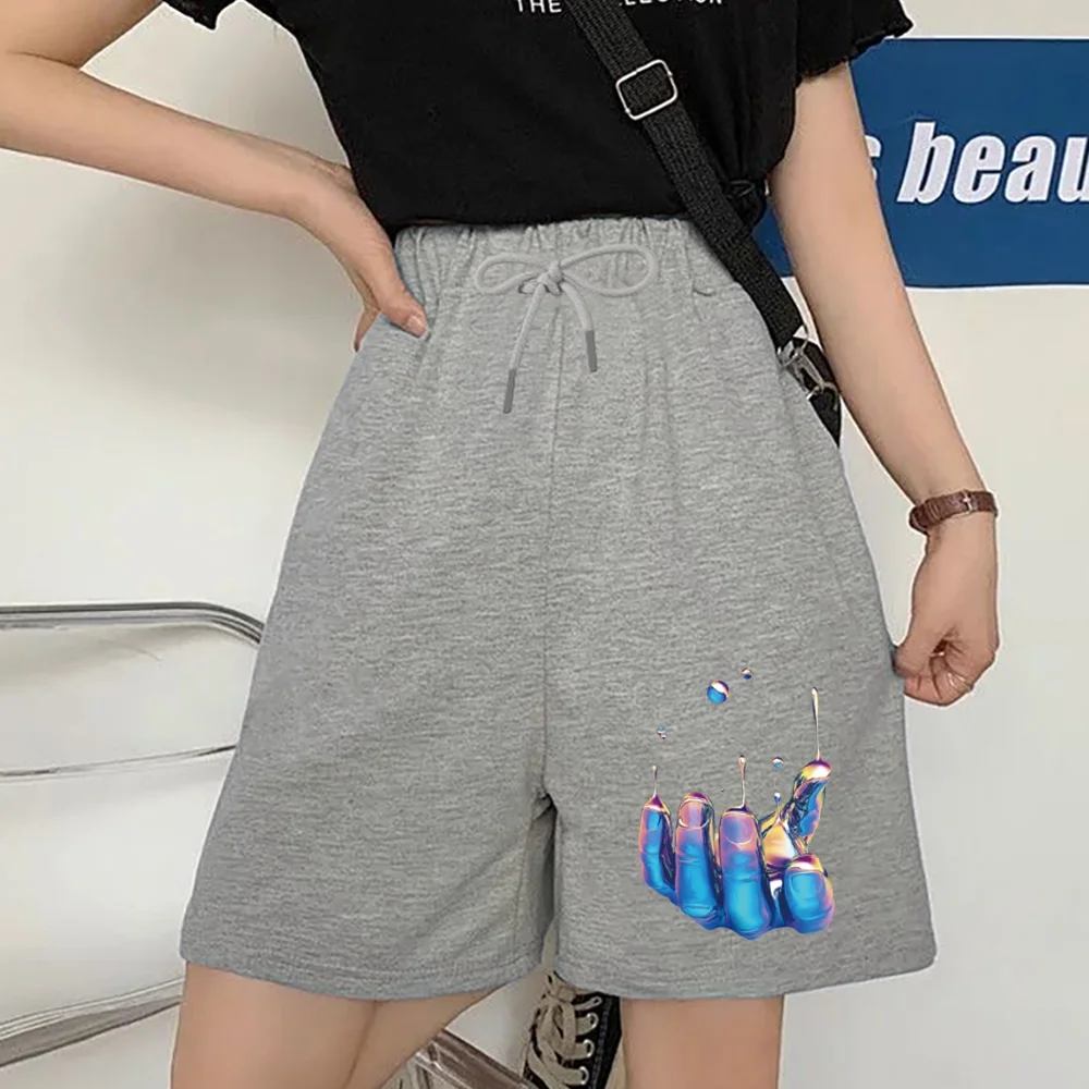 WoMen High Waist Shorts Sweatpant Summer Running Drawstring Short Pants Loose Sports Basketball Training Pants Hand Pattern
WoMen High Waist Shorts Sweatpant Summer Running Drawstring Short Pants Loose Sports Basketball Training Pants Hand Pattern