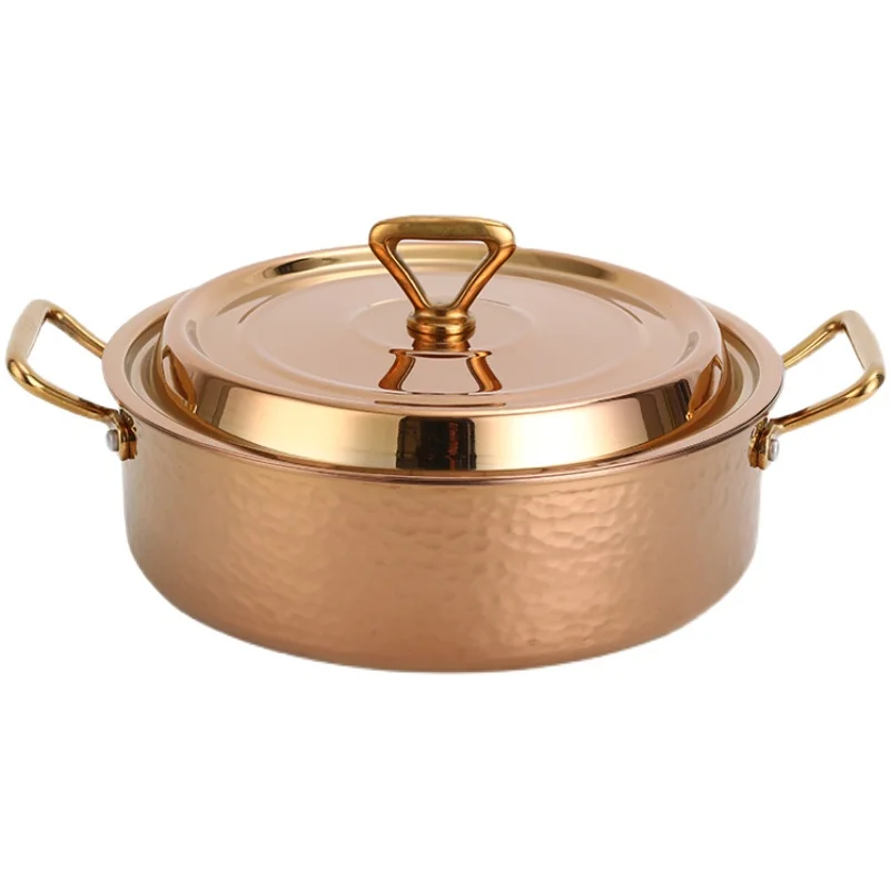 Three-Layer Steel Hammered Soup Pot Commercial Hot Pot Thickened Induction Cooker Applicable to Gas Stove One Person Small
Three-Layer Steel Hammered Soup Pot Commercial Hot Pot Thickened Induction Cooker Applicable to Gas Stove One Person Small