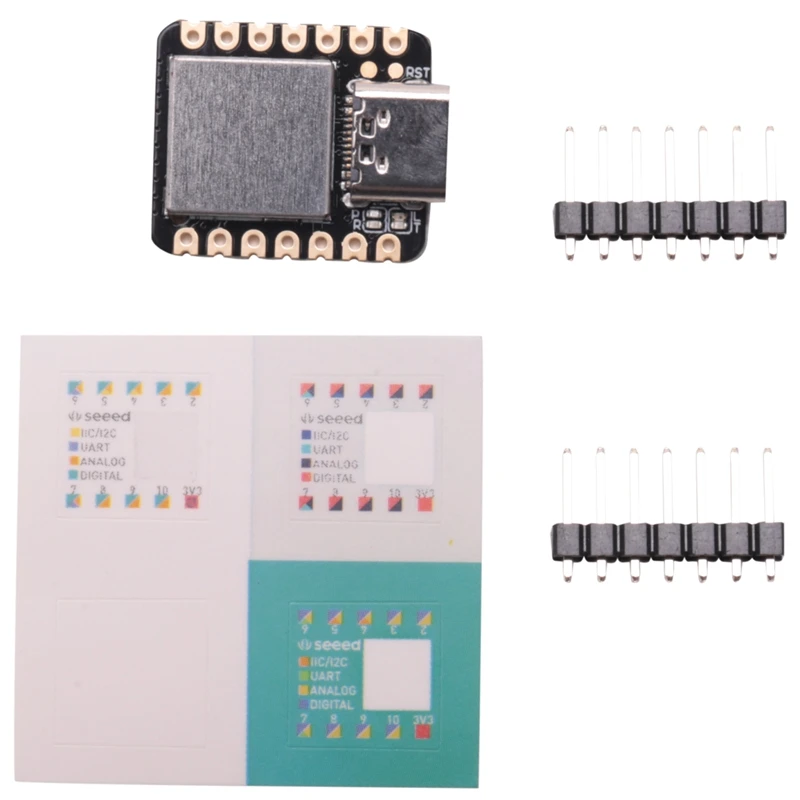 Микроконтроллер Type-C Seeeduino XIAO SAMD21 Cortex M0 + Nano 48 МГц Интерфейс SPI I2C для инструмента системы Arduino IDE/IOT
Микроконтроллер Type-C Seeeduino XIAO SAMD21 Cortex M0 + Nano 48 МГц Интерфейс SPI I2C для инструмента системы Arduino IDE/IOT