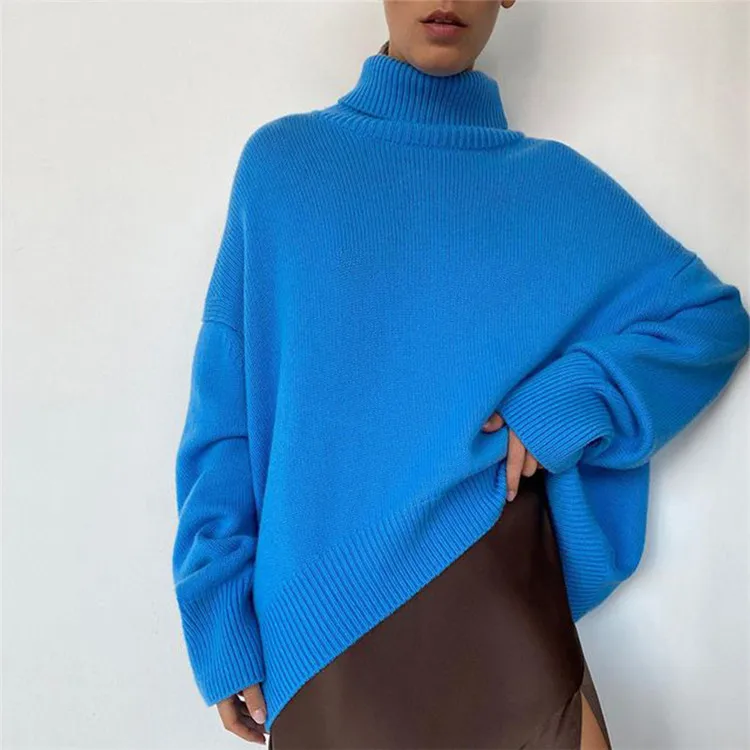NORMOV Solid Bright Color Turtleneck Sweaters Women Knitting 2022 Fashion Sweater Long Sleeve Winter Warm Casual Pullovers
NORMOV Solid Bright Color Turtleneck Sweaters Women Knitting 2022 Fashion Sweater Long Sleeve Winter Warm Casual Pullovers