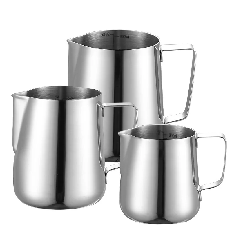 Milk Frother 20oz/600ml Steamer Stainless Steel Milk Coffee Cappuccino Latte Art Barista Steamer Milk Maker Cup
Milk Frother 20oz/600ml Steamer Stainless Steel Milk Coffee Cappuccino Latte Art Barista Steamer Milk Maker Cup