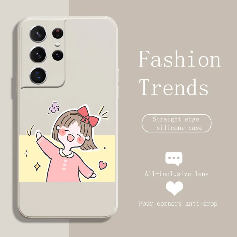 Girl Bunny Cartoon Cute Cases For Samsung S8 S9 S10 S10E S20 S21 Plus FE Lite Ultra 5G Straight Edge Silicone Soft Phone Cover
Girl Bunny Cartoon Cute Cases For Samsung S8 S9 S10 S10E S20 S21 Plus FE Lite Ultra 5G Straight Edge Silicone Soft Phone Cover