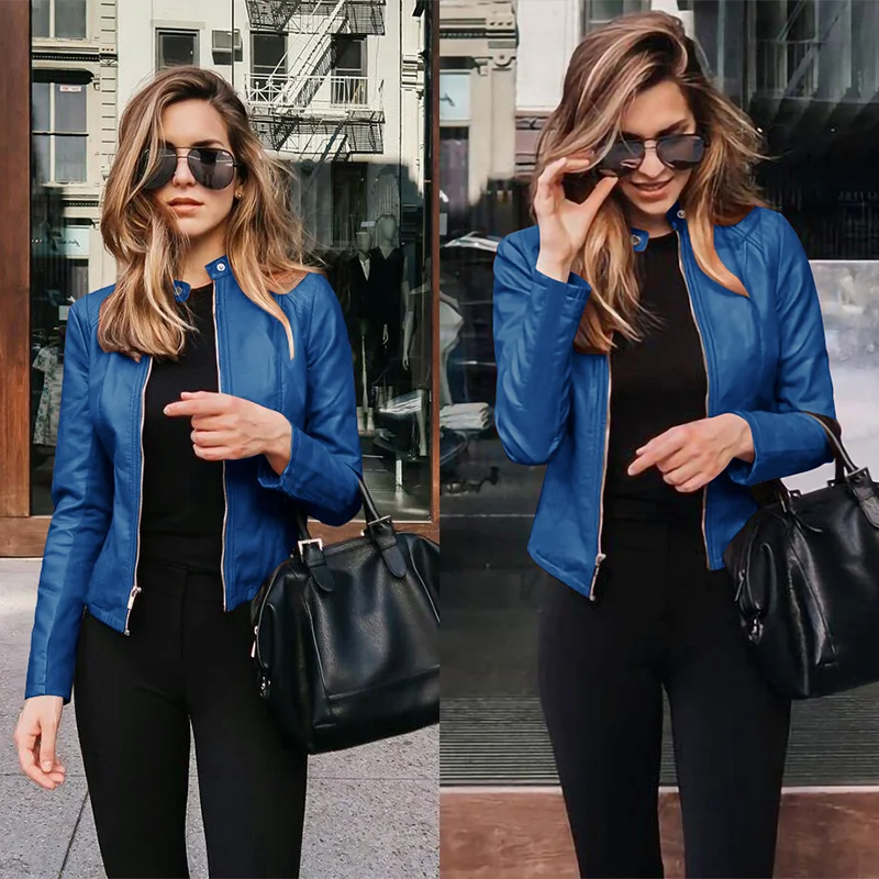 2021 New Spring and Autumn Solid Color Jacket Women's PU Leather Warm Fashion Long Sleeve Jacket Thicken Women's Women's Jacket
2021 New Spring and Autumn Solid Color Jacket Women's PU Leather Warm Fashion Long Sleeve Jacket Thicken Women's Women's Jacket