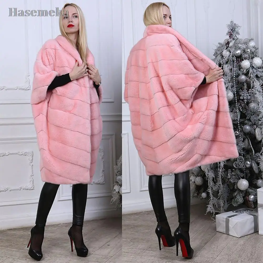 Real Fur Coat Women Winter Coat Women Plus Size Pink Coat With Lapel Collar Genuine Leather Jacket Mink Fur Coat Outwear 
Real Fur Coat Women Winter Coat Women Plus Size Pink Coat With Lapel Collar Genuine Leather Jacket Mink Fur Coat Outwear