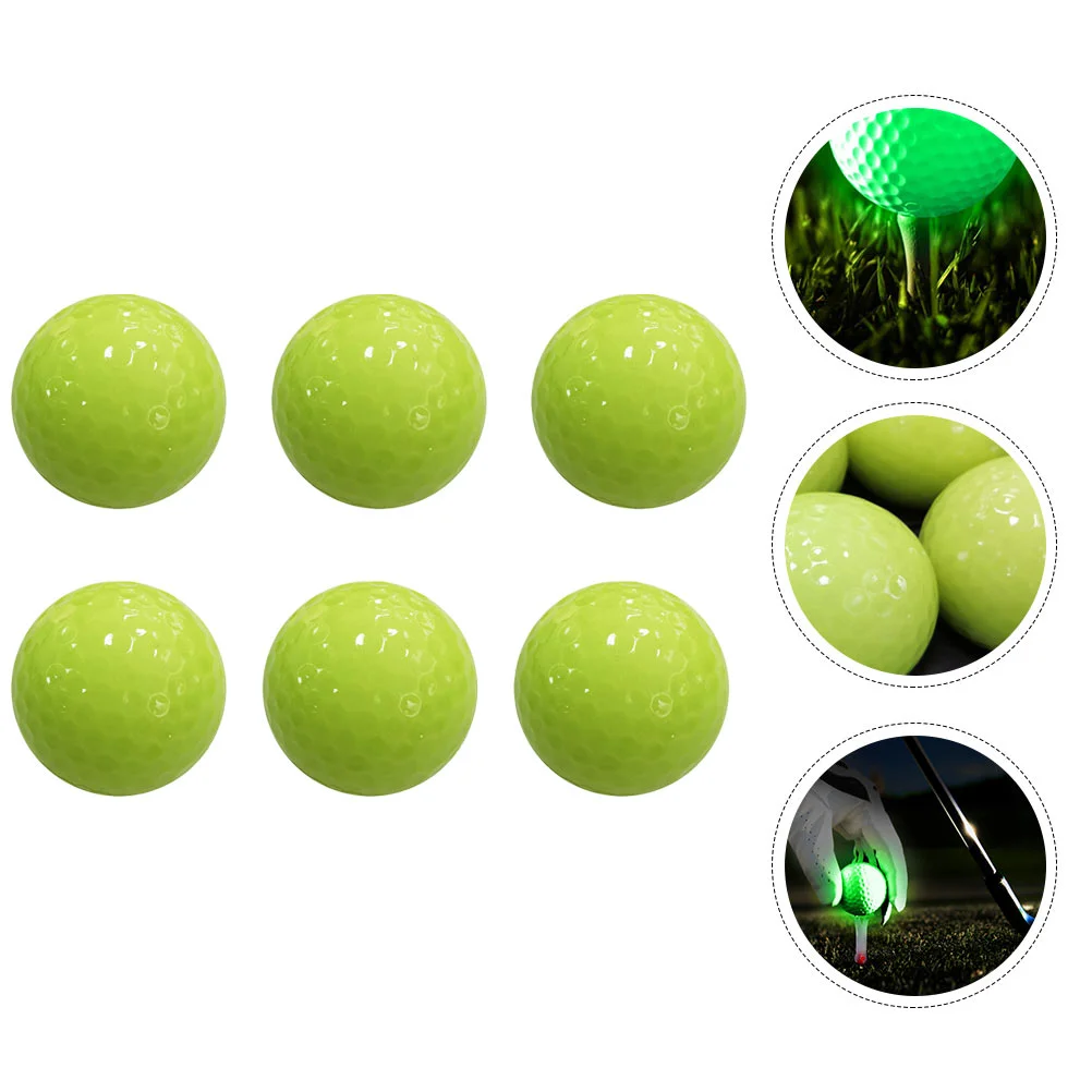 6 Pcs Golf Fluorescent Ball Luminous Night Use Batting Practice Balls Shine Synthetic Rubber Park Florbal
6 Pcs Golf Fluorescent Ball Luminous Night Use Batting Practice Balls Shine Synthetic Rubber Park Florbal