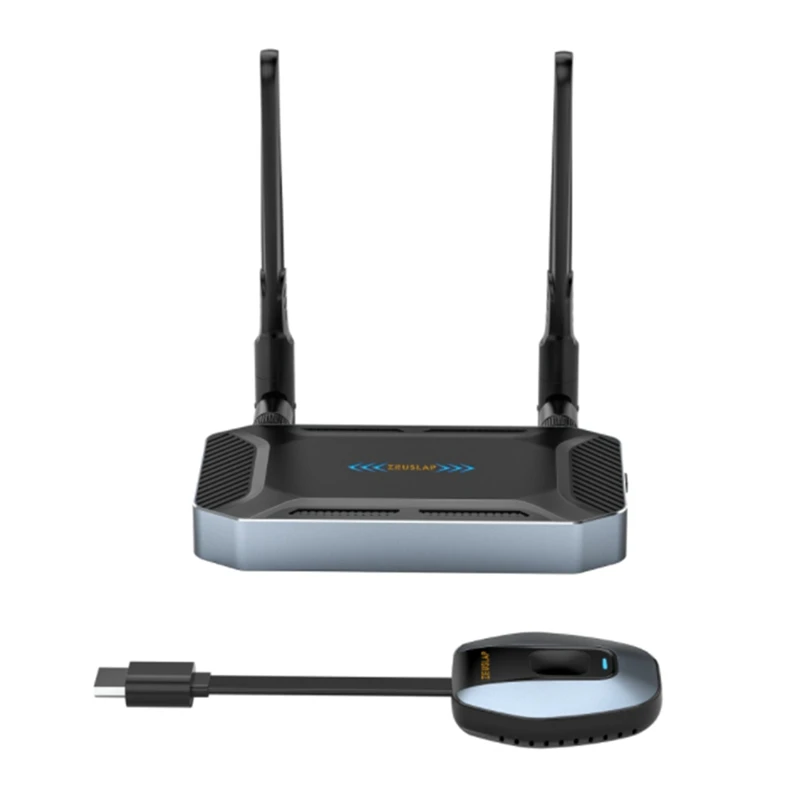 ZEUSLAP 50 метров беспроводной HDMI совместимый адаптер передатчик дисплей ключ для телефона ПК PS4 ноутбука Pro 
ZEUSLAP 50 метров беспроводной HDMI совместимый адаптер передатчик дисплей ключ для телефона ПК PS4 ноутбука Pro