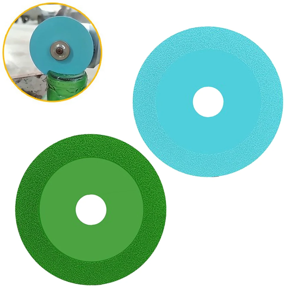 2pcs 100mm Glass Cutting Disc Diamond High Manganese Steel Saw Blades For Grinde Glass Jade Crystal Wine Bottles Cutting Tools
2pcs 100mm Glass Cutting Disc Diamond High Manganese Steel Saw Blades For Grinde Glass Jade Crystal Wine Bottles Cutting Tools