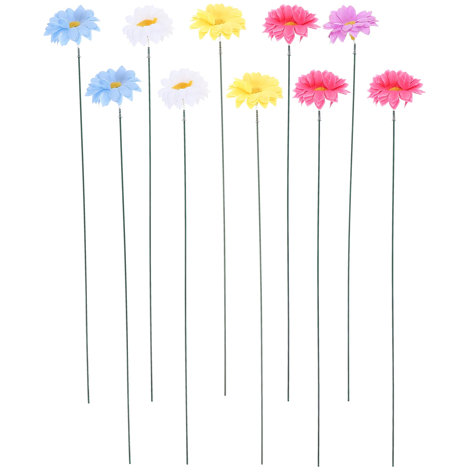 10Pcs Daisy Garden Stakes Decorative Colorful Flower Stakes Lawn Stake Ornaments Garden Decors
10Pcs Daisy Garden Stakes Decorative Colorful Flower Stakes Lawn Stake Ornaments Garden Decors