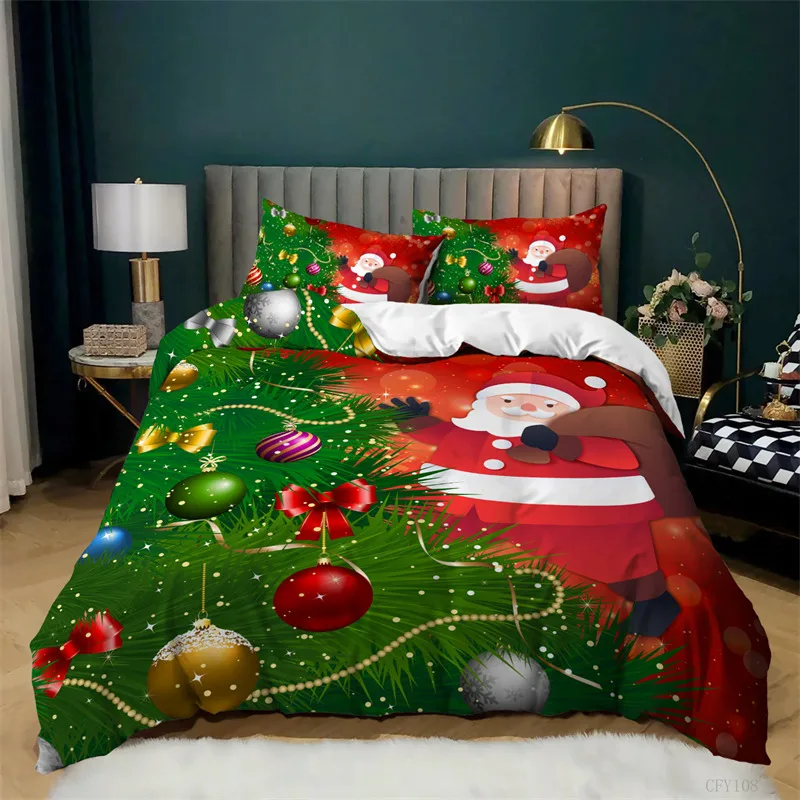 Christmas Deer Duvet Cover Santa Claus Bedding Set Full Queen Microfiber Comforter Cover With Pillowcases For Boys Girls Gifts
Christmas Deer Duvet Cover Santa Claus Bedding Set Full Queen Microfiber Comforter Cover With Pillowcases For Boys Girls Gifts