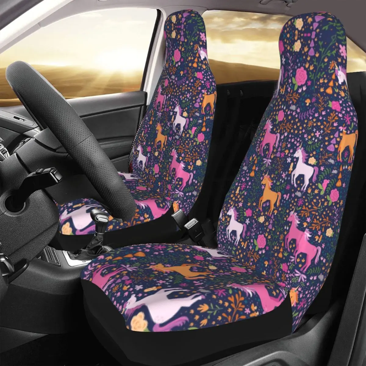 Unicorn Flower Garden Car Seat Cover Auto Interior For Kinds Models Animal Front Rear Flocking Cloth Cushion Fiber Car Styling
Unicorn Flower Garden Car Seat Cover Auto Interior For Kinds Models Animal Front Rear Flocking Cloth Cushion Fiber Car Styling