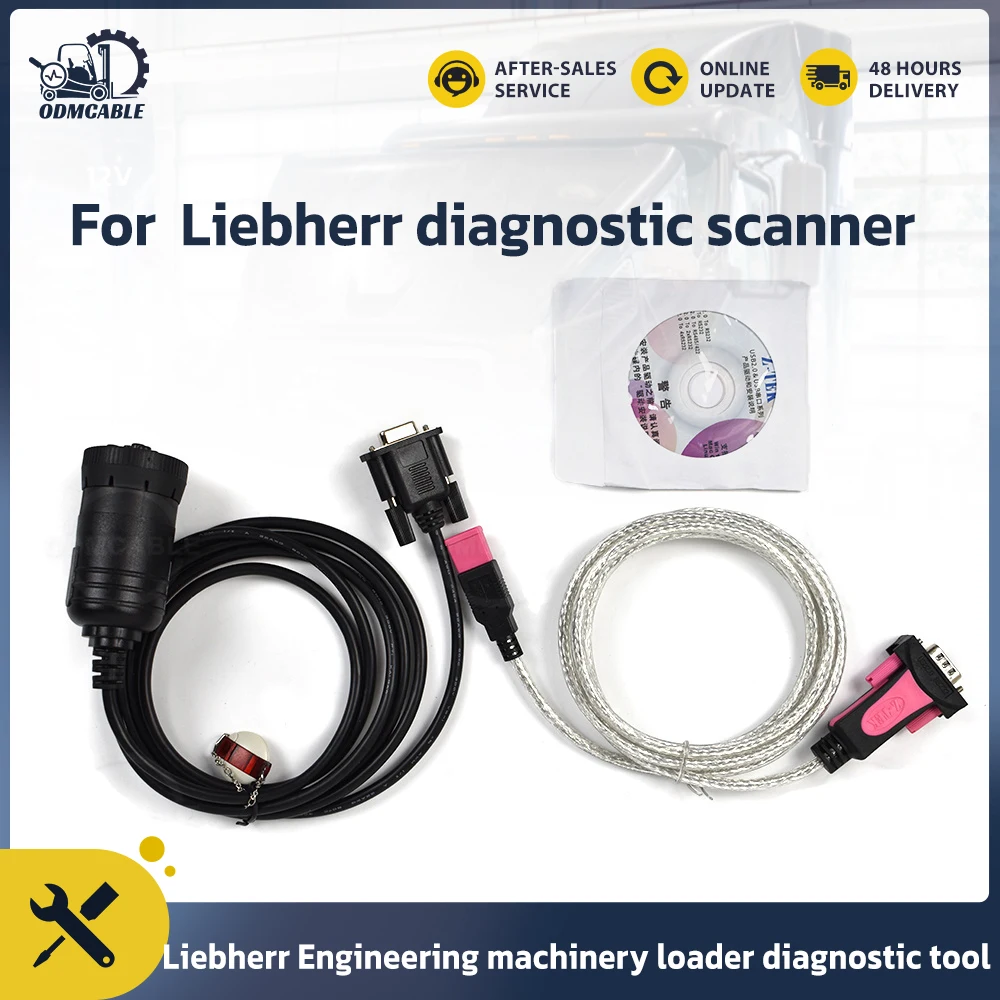 For LIEBHERR diagnosis kit Sculi Liebherr Excavator ton crane Diagnostic Software with diagnostic cable
For LIEBHERR diagnosis kit Sculi Liebherr Excavator ton crane Diagnostic Software with diagnostic cable