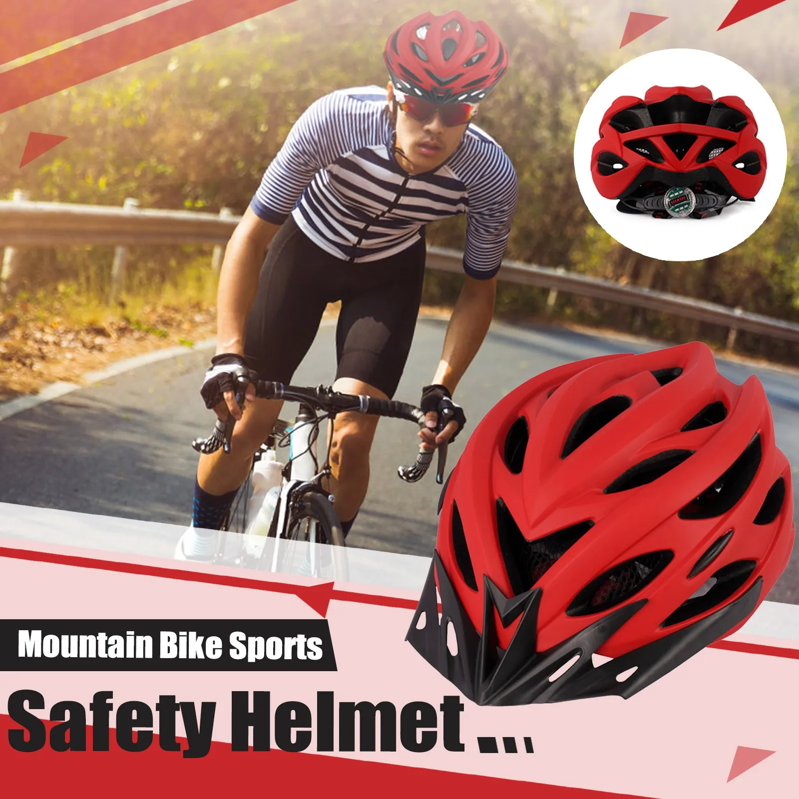 Mountain Bike Sports Safety Helmet Unisex Cycling Road MTB Racing Speed Bicycle Helmets For Men Women Ultralight Head Protection
Mountain Bike Sports Safety Helmet Unisex Cycling Road MTB Racing Speed Bicycle Helmets For Men Women Ultralight Head Protection