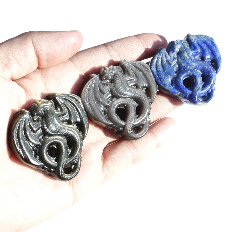 1 Pcs 1.8 Inches Natural Silver And Golden Obsidian And Lapis Lazuli Crystal Fly Dragon
1 Pcs 1.8 Inches Natural Silver And Golden Obsidian And Lapis Lazuli Crystal Fly Dragon