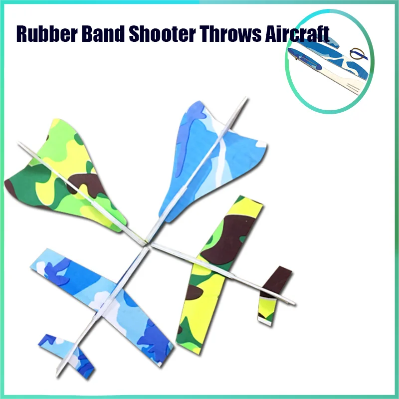 Rubber Band Ejection Aircraft Hand Throwing Foam Glider Rubber Band Aircraft Model School Competition Equipment Assembly
Rubber Band Ejection Aircraft Hand Throwing Foam Glider Rubber Band Aircraft Model School Competition Equipment Assembly