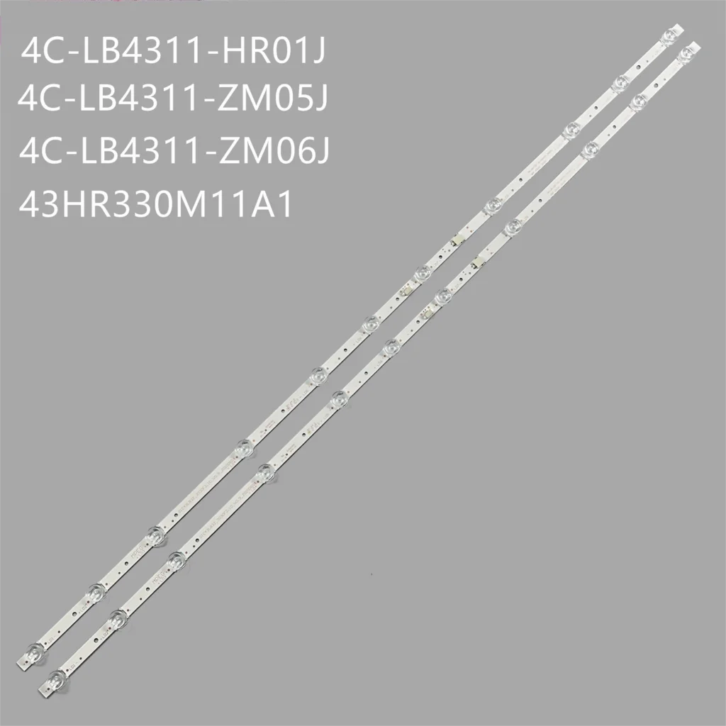 LED strip for Thomson 43"TV 43ud6426 TCL L43S6500 43A260 43V2 4C-LB4311-ZM06J ZM08J HR01J 43HR330M11A1 GIC43LB32 6v
LED strip for Thomson 43"TV 43ud6426 TCL L43S6500 43A260 43V2 4C-LB4311-ZM06J ZM08J HR01J 43HR330M11A1 GIC43LB32 6v