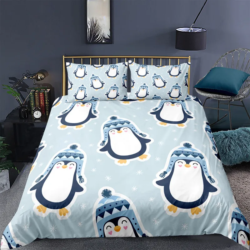 Penguin Duvet Cover Cartoon Animals Toddler Bedding Set For Kids Child Teen Bear Comforter Cover With Pillowcases Bedroom Decor
Penguin Duvet Cover Cartoon Animals Toddler Bedding Set For Kids Child Teen Bear Comforter Cover With Pillowcases Bedroom Decor