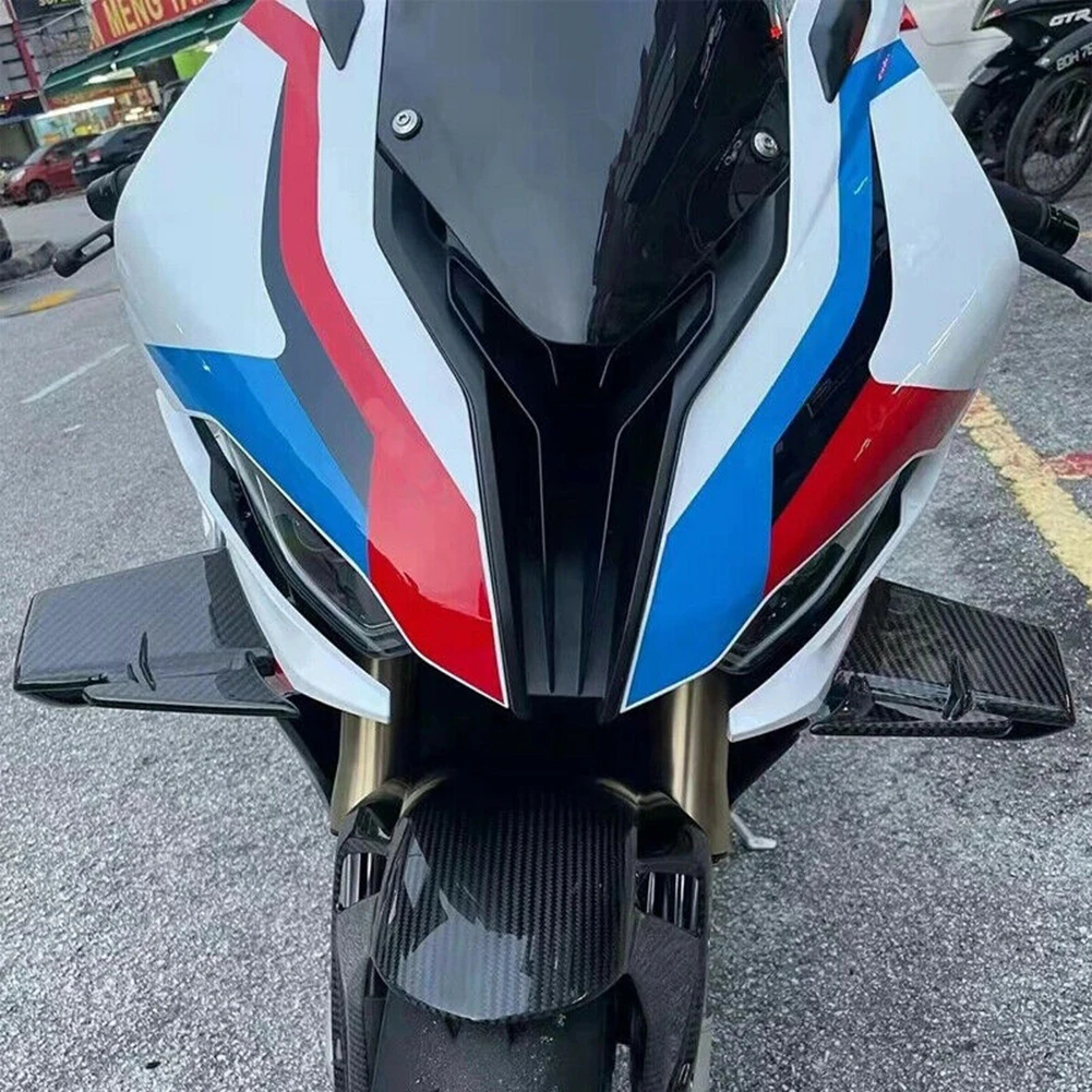 Carbon Fiber Motorcycle Spoiler Finish Front Spoiler Fxed Wind Winglets For BMW S1000RR M1000RR 2019-2022 S 1000RR
Carbon Fiber Motorcycle Spoiler Finish Front Spoiler Fxed Wind Winglets For BMW S1000RR M1000RR 2019-2022 S 1000RR