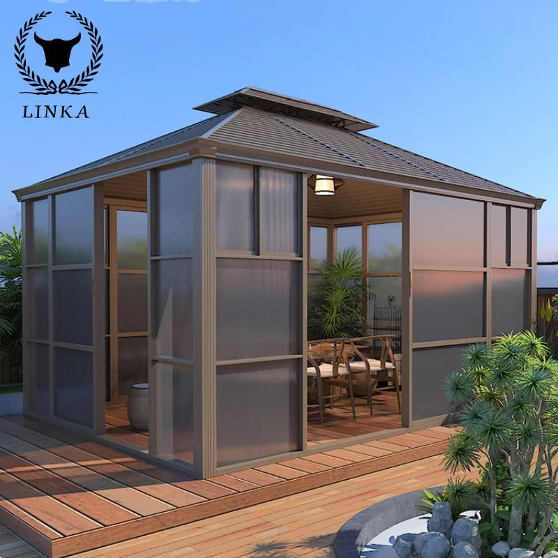 3.7x5.1m Outdoor Pavilion, Sunlight Room, Courtyard Pavilion, Villa, Tent, Balcony, Garden, Terrace, Sunshade
3.7x5.1m Outdoor Pavilion, Sunlight Room, Courtyard Pavilion, Villa, Tent, Balcony, Garden, Terrace, Sunshade