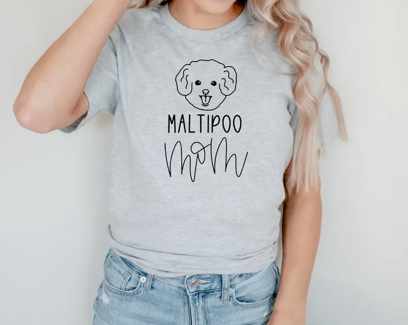 MALTIPOO Mom T-shirt Funny Graphic Dog Mama Women shirts Dog Bestfriend Shirt Kawaii Cotton O Neck Casual Short Sleeve tees
MALTIPOO Mom T-shirt Funny Graphic Dog Mama Women shirts Dog Bestfriend Shirt Kawaii Cotton O Neck Casual Short Sleeve tees