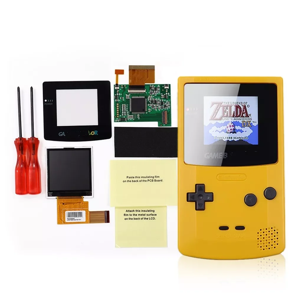 2.2 inches High Light GBC LCD Backlight Back Light LCD Screen For GameBoy Color Console For GBC Console
2.2 inches High Light GBC LCD Backlight Back Light LCD Screen For GameBoy Color Console For GBC Console
