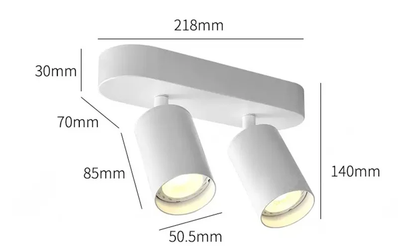 Потолочный светильник DMAIKAOTIN поворотный черный/белый 5Вт 
Потолочный светильник DMAIKAOTIN поворотный черный/белый 5Вт