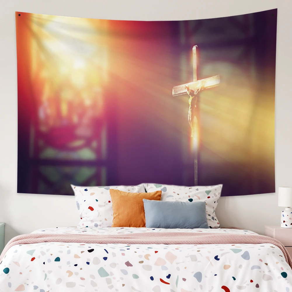 Cross Holy Light Interior Natural Scenery Large Wall Tapestry Aesthetics Bedroom Decorative Sheet Home Decor Tapestry for Room
Cross Holy Light Interior Natural Scenery Large Wall Tapestry Aesthetics Bedroom Decorative Sheet Home Decor Tapestry for Room