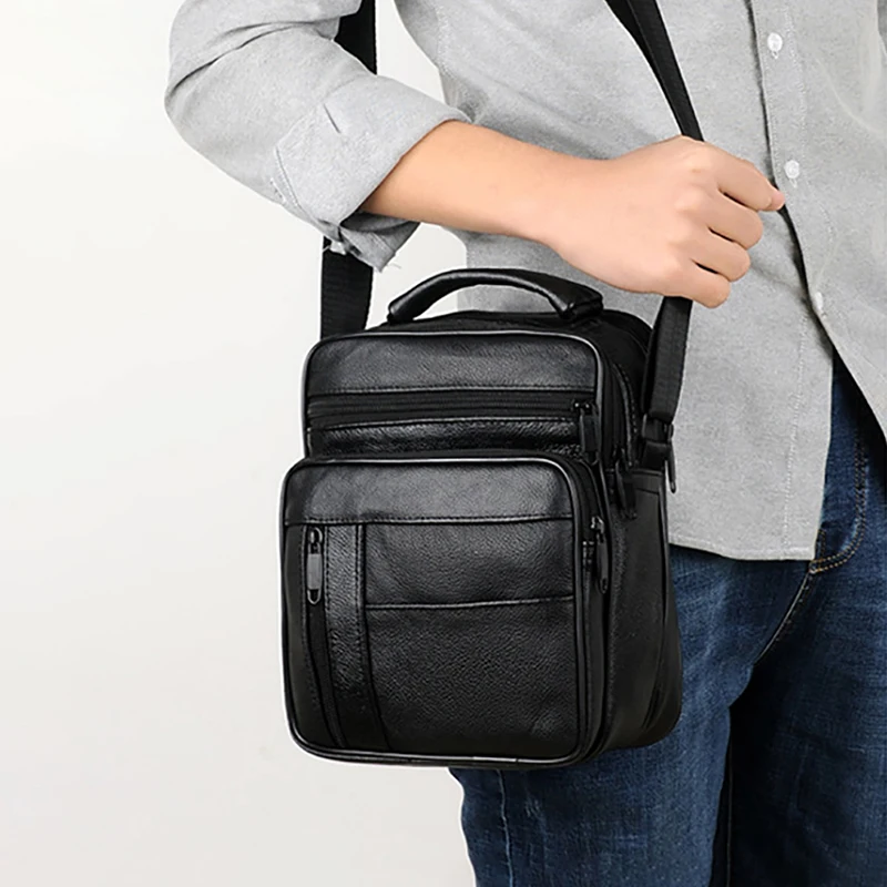 Men PU Leather Briefcases High Quality Cowhide Leather Handbags Male Zipper Messenger Bags for Ipad Male Shoulder Bag
Men PU Leather Briefcases High Quality Cowhide Leather Handbags Male Zipper Messenger Bags for Ipad Male Shoulder Bag
