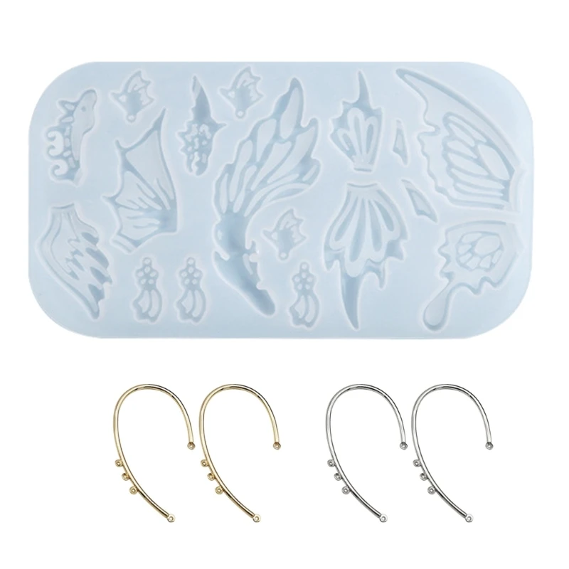 M2EA Earrings Glue Drop Mould Butterflies Wing Earrings Decorative Silicone Mould
M2EA Earrings Glue Drop Mould Butterflies Wing Earrings Decorative Silicone Mould
