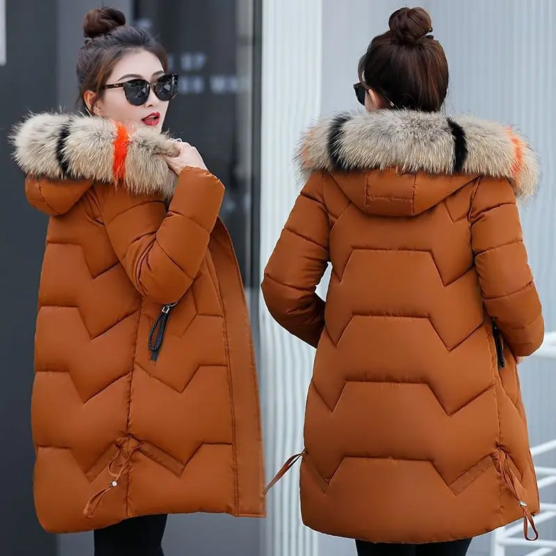 2021 New Women Coat Hooded Winter Parkas Women's Jacket Fur Collar Outerwear Female Down Cotton Wadded Warm Thick Long Coat
2021 New Women Coat Hooded Winter Parkas Women's Jacket Fur Collar Outerwear Female Down Cotton Wadded Warm Thick Long Coat