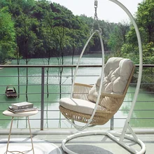 Hanging basket chair, rattan chair, indoor swing, birds nest hanging chair, balcony, bedroom, cradle, outdoor single hammock